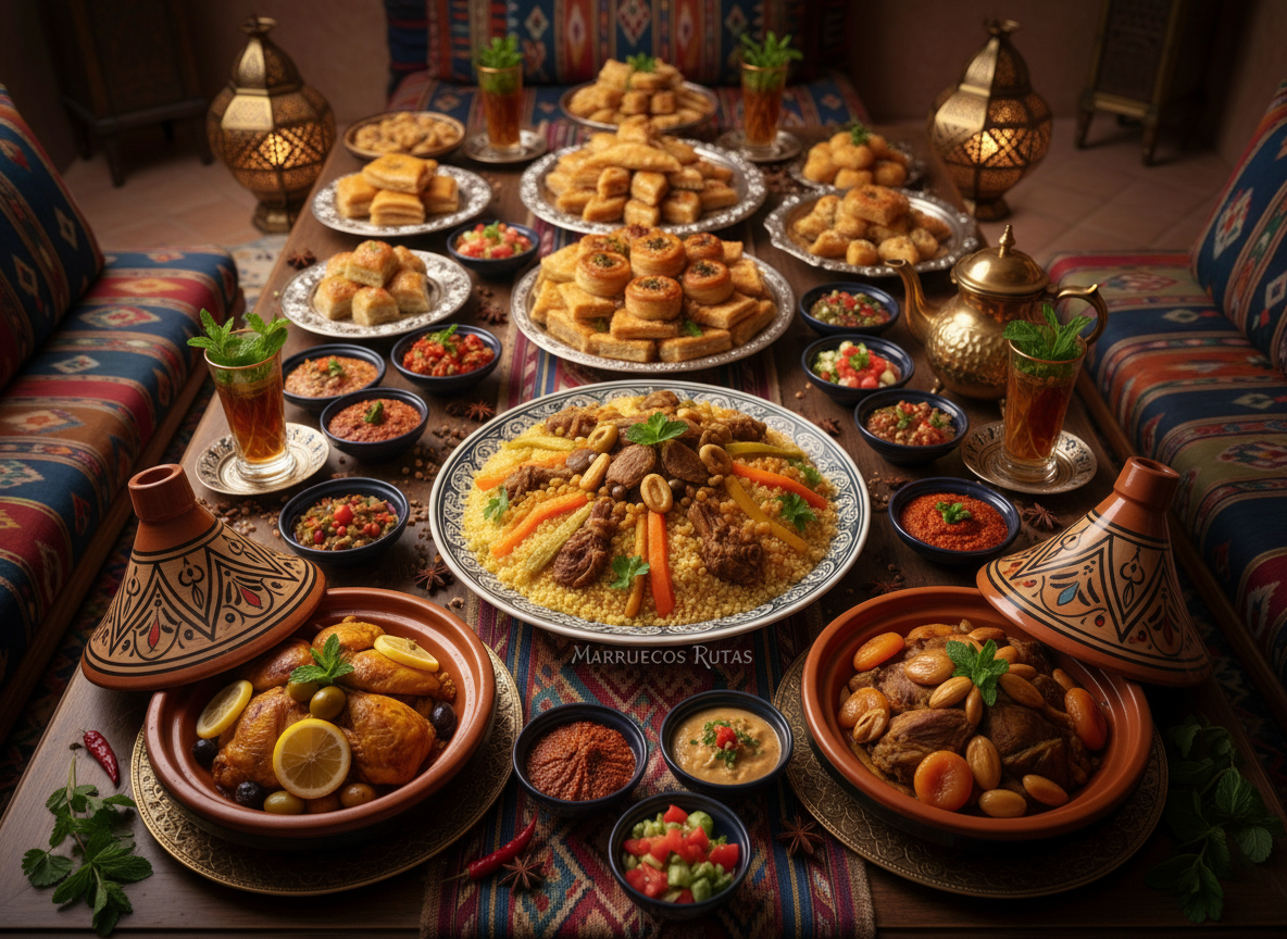 Prueba la deliciosa comida marroquí